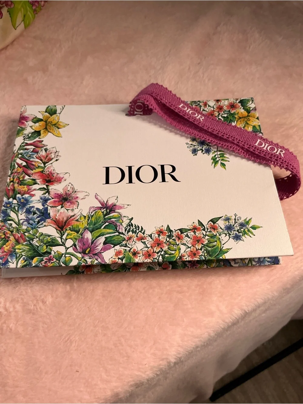 Dior Limited Edition Floral Decorative Gift Bag